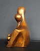figurki i rzeźby Rzeźba Para Zakochanych złota wys. 11,6 cm 2