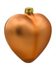 ozdoby choinkowe Bombka choinkowa: Serce matowe: miedziane 1