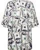 t-shirt damskie DR.CROW T-shirt Damski Oversize Dollars 1