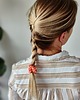 gumki do włosów Gumka jedwabna, scrunchie, frotka sweet apricot MINI 3