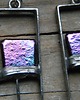 kolczyki wire wrapping Fiolet w oknach   - kolczyki 1