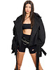 kurtki damskie Boxy crop trench denim jacket 3