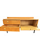 komody Niska komoda sideboard jesionowy, duński design, lata 70. 2