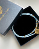 korale Naszyjnik  AKWAMARYN, kamienie naturalne choker 6