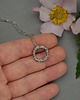 wisiory Wisiorek koło kółko wire wrapping naszyjnik 1