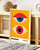 plakaty Plakat Nowoczesne geometrie Bauhaus Yellow eyes 5