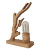 lampy stołowe Drewniana lampka nocna, biurkowa z drewna 1