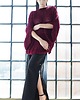 swetry damskie  Sweter bordo 1