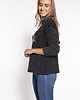 swetry damskie Swetrowa bluza - SWE265 czarny MKM 1