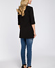tuniki damskie Asymetryczna tunika-czarna(M-278) 2