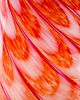 wazony Wazon szklany ze spiralnym wzorem włoskie szkło dmuchane, lata 70. 8