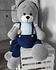 misie i maskotki Duży szydełkowy miś (ok. 80-90cm) 3