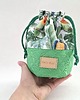 Akcesoria pozostałe Kosmetyczka worek mini " papużki nierozłączki " 1