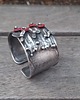 bransoletki wire wrapping Małe maki - bransoletka regulowana 4