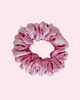 gumki do włosów Gumka jedwabna, scrunchie, frotka powder pink MIDI 2
