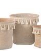 doniczki Doniczka osłonka Boho frędzle wys. 21,5 cm 2