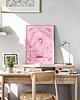 grafiki i ilustracje Plakat Modern Mary in Pink 1