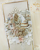 kartki scrapbooking Kobieca kartka urodzinowa, 18 urodziny "Beige Memories 1" GOTOWA 2