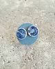 kolczyki ceramiczne Kolczyki ceramiczne w kobaltowe wzory 2