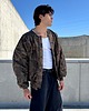 płaszcze i kurtki męskie Kurtka typu bomber oversize camo męska 4