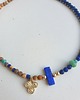 chokery Naszyjnik choker ANTYK TEBY lapis lazuli, jaspis obrazkowy, turkus mosiądz 5