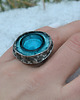 pierścionki srebrne Pierścionek Turkusowy II 1
