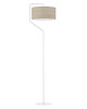 lampy podłogowe Skandynawska lampa stojąca z fornirowym kloszem TESALLIA ECO 3