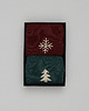 skarpetki męskie Skarpety christmas 2-pack bordowy zielony 40-45 1