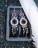 kolczyki soutache Beti L - kolczyki etno, srebro 3