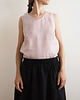 topy damskie Top lniany 100%, old rose 1