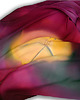 apaszki Jedwabny szal - dmuchawce w burgundach 2