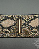 bransoletki ze szkła Snake Skin III, szeroka wyplatana bransoleta, beading 8