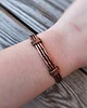 bransoletki wire wrapping Bransoletka miedziana Splot Harmonii 3