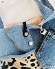 torby na ramię Jeansowa torba w panterkę WILD 5