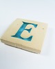 magnesy Ceramiczny magnes, niebieska literka E 3