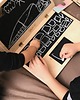 klocki i zabawki drewniane Drewniany laptop - tablica kredowa 4