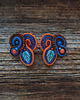 kolczyki soutache Kolczyki soutache Jesienny liść 3