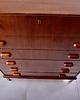 komody Duńska komoda teak Danish Modern  lata 60  6 szuflad 105x80x42cm 5