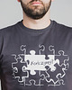 t-shirty męskie Bawełniany T-shirt z nadrukiem - Puzzle 1