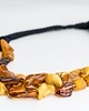 korale Naszyjnik bursztynowy sznurek makrama 4