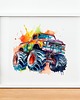 obrazy i plakaty do pokoju dziecięcego Plakat Monster Truck P194 1