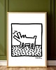 plakaty PLAKAT dekoracyjny pop art  pies Keith Haring grafika 3