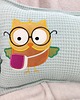 poduszki do pokoju dziecka Personalizowany prezent dla dziecka - imienna poduszka z sową 1