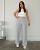 spodnie dresowe damskie Spodnie dresowe Ease light grey 1