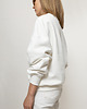 bluza bez kaptura damska Bluza basic whie 1