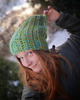 czapki damskie Czapka szydełkowa Gra w Zielone 1