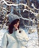 czapki damskie Szara czapka beanie z wełną melanż 2