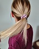 gumki do włosów Gumka jedwabna, scrunchie, frotka lavender pink MINI 1