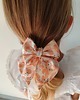 dziewczynka - inne Gumka jedwabna z kokardą MINI scrunchie blush wild 1
