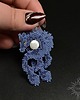 kolczyki - inne Azanarn, kolczyki ze smokami, beading 5